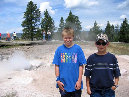 2006 family reunion in Yellowstone National Park
